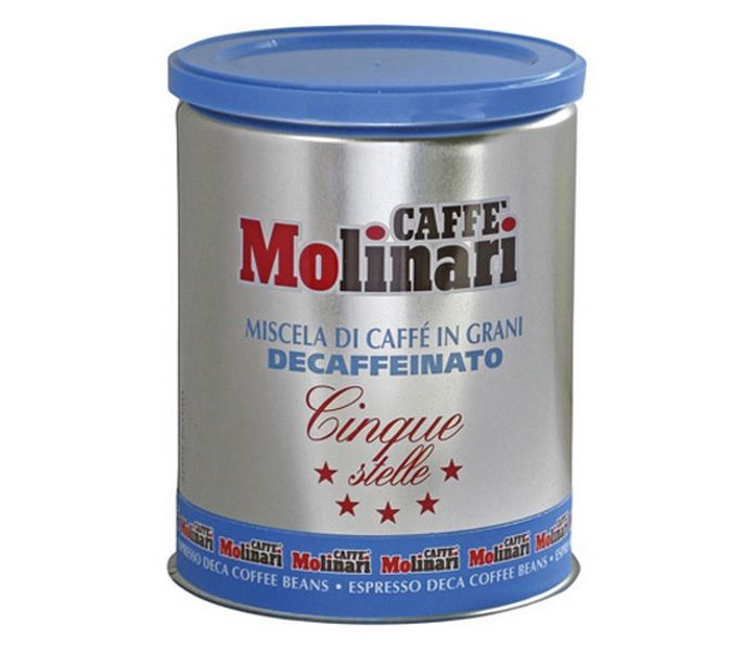 Кофе MOLINARI DECAFFEINATO, БЕЗ КОФЕИНА